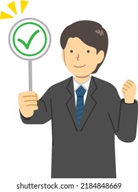 Male office worker Correct Answer Incorrect