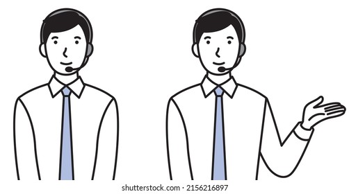 Operador masculino a guiar (cuerpo superior)