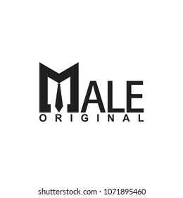 MALE original logo design vector