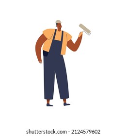 male painter with roll characters