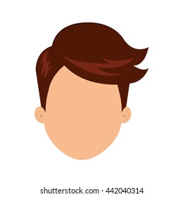 Male person icon. Man design. Vector graphic