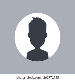 male person silhouette - unknown character