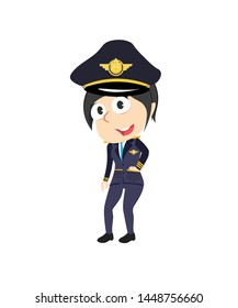 male pilot vector illustration design
