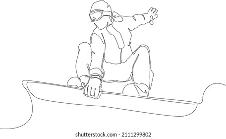 Male playing skateboard. Vector illustration. Black and white background.