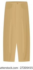 Pantalones de talla grande para hombre. Ilustración vectorial