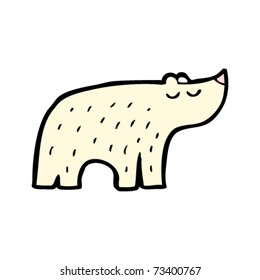 male polar bear cartoon