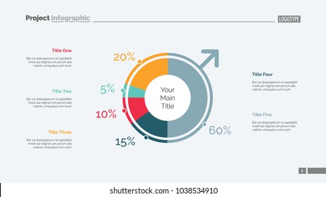 Male population slide template. Business data. Graph, diagram, design. Creative concept for infographic, report. Can be used for topics like research, information, analysis