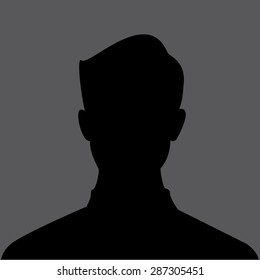 Male Profile Picture Vector Stock Vector (royalty Free) 287305451 