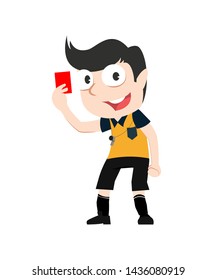 male referee vector illustration design