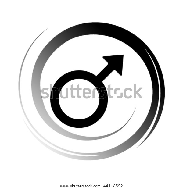 Male Sex Symbol Vector Stock Vector Royalty Free 44116552 Shutterstock