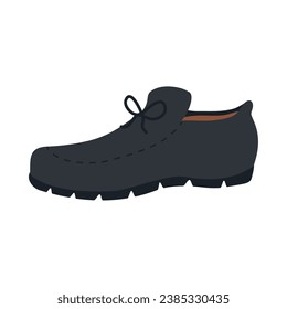 male shoe illustration vector isolated