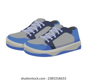 male shoes accessories sport illustration