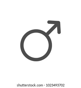 male sign icon. Elements of web icon. Premium quality graphic design icon. Signs and symbols collection icon for websites, web design, mobile app on white background