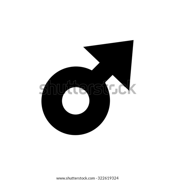 Male Sign Icon Male Sex Symbol Stock Vector Royalty Free 322619324