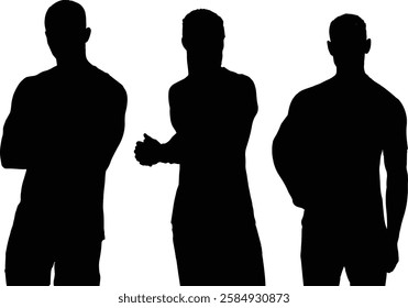 Male Silhouettes – Confident, Mysterious, and Strong Poses