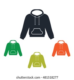 Male sport sweater icon