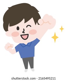 Male staff wearing shirts