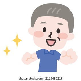 Male staff wearing shirts