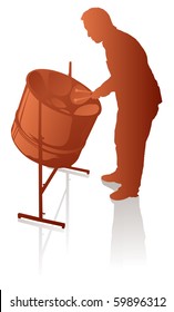 Male Steel Pan Player