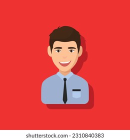 Male Student character avatar icon