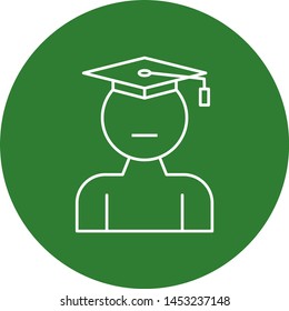 Male Student icon for your project
