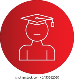 Male Student icon for your project
