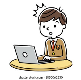 Male Student: Internet, Personal Computer