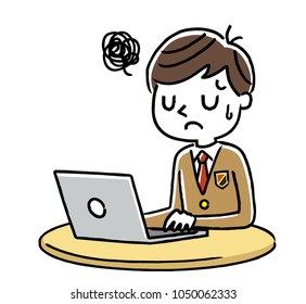 Male Student: Internet, Personal Computer