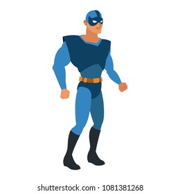 Male superhero cartoon