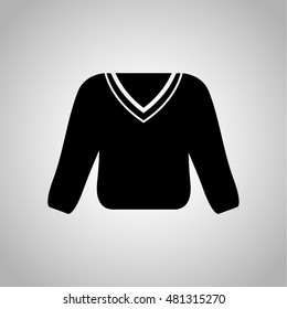 Male sweater icon