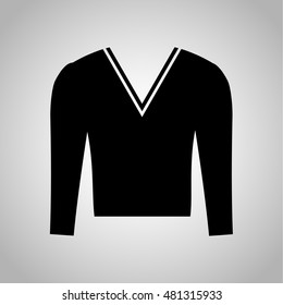 Male sweater icon