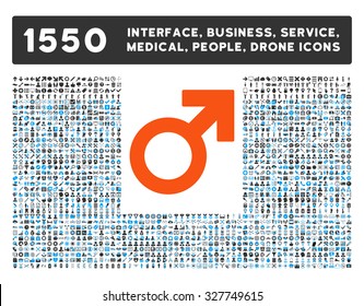 Male Symbol and other web interface, business tools, people poses, medical service vector icons. Style is flat symbols, bicolored, rounded angles, white background.