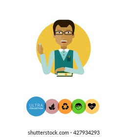 Male teacher portrait