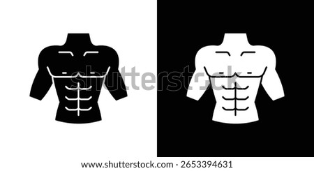 Male torso icon Vector scalable graphics