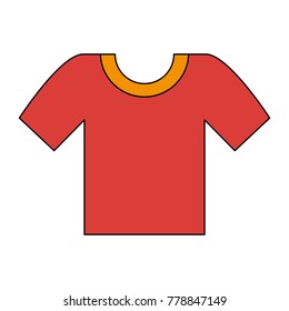 Male tshirt isolated