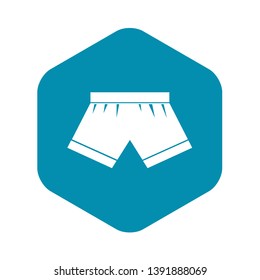 Male underwear icon. Simple illustration of male underwear vector icon for web