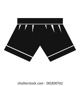 Male underwear icon. Simple illustration of male underwear vector icon for web