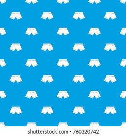 Male underwear pattern repeat seamless in blue color for any design. Vector geometric illustration