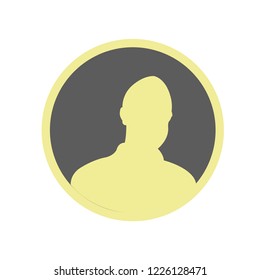 Male User Circle icon, Black avatar icon, avatar vector, user avatar eps, App User Icon, Social Media avatar Icon Vector