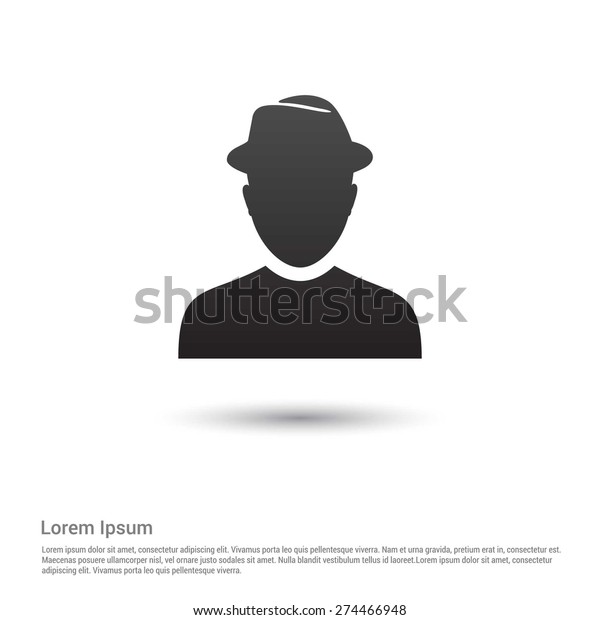 Male User Icon Stock Vector (Royalty Free) 274466948 | Shutterstock