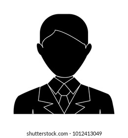 male user icon - flat icon