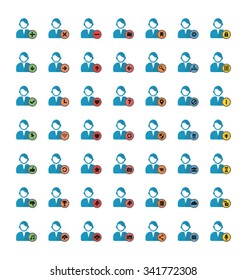 Male user icons item