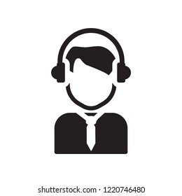 Male User Manager face icon. Trendy Male User Manager face logo concept on white background from People collection. Suitable for use on web apps, mobile apps and print media.