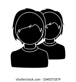 male users vector symbol