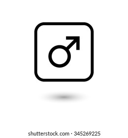 Male - vector icon