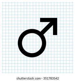 Male - vector icon