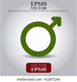 Icono de vector masculino