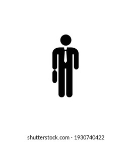 male vector icon isolated white background