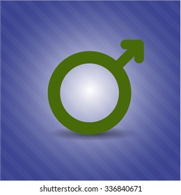 Icono o símbolo del vector masculino