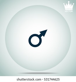 Male  vector illustration.